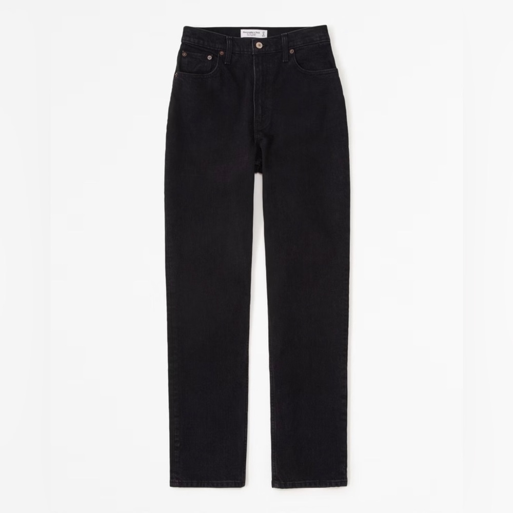 Abercrombie Curve Love Ultra High Rise 90s Straight Jean